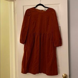 Madewell Courderoy Peasant Dress